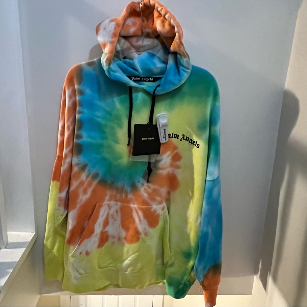 PALM ANGELS Tie Dye Pullover Hoodie